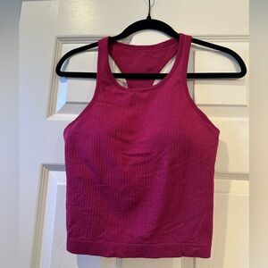 Lululemon Ebb to Street Cropped Racerback Tank Top Light Support, B/C Cup